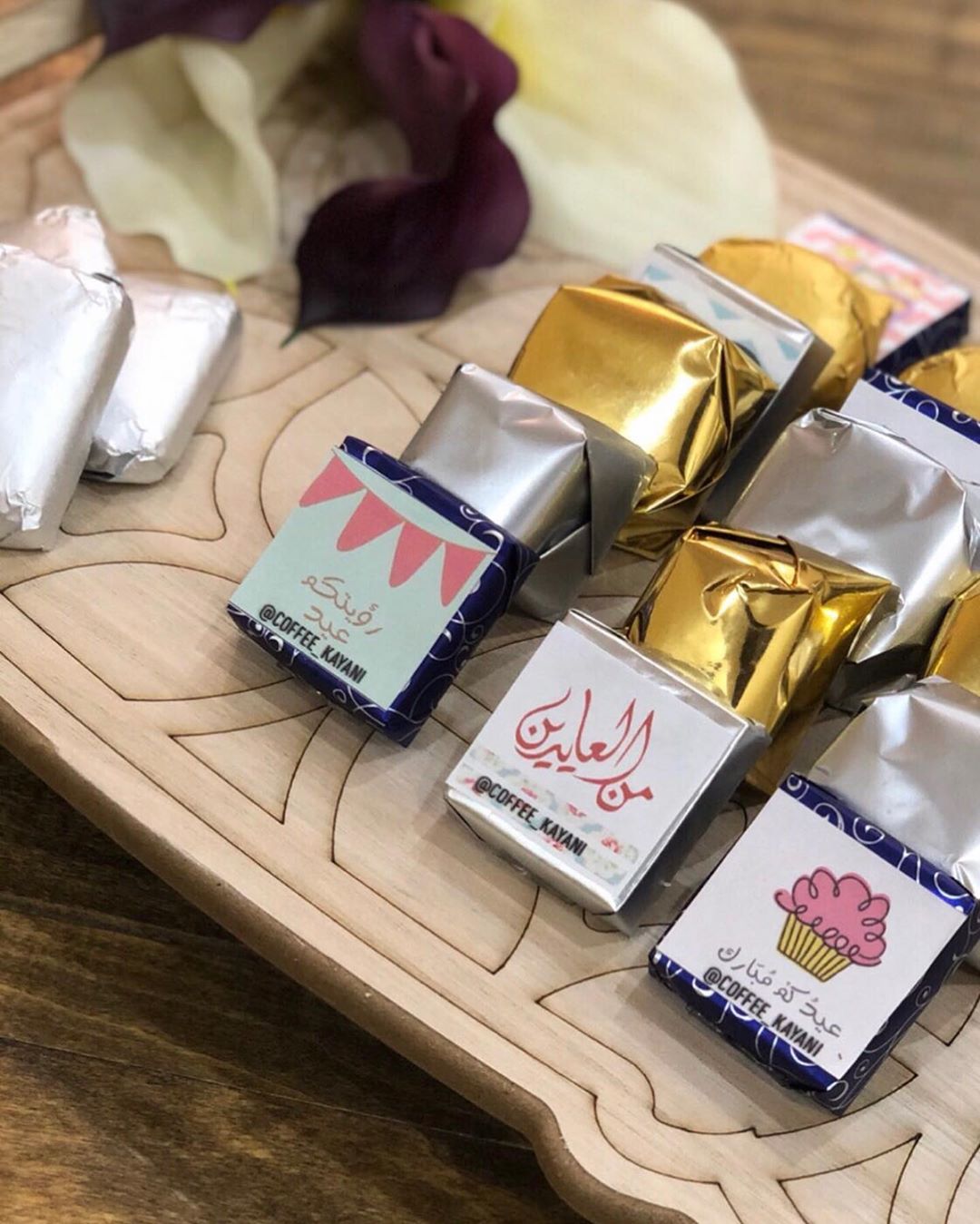 توزيعات شوكلت ❤️ #ثيمات_العيد#شوكلاتة_مغلفة#ثيمات_شوكلاته#استقبالات_مواليد#ثيمات_شوكلت#توز