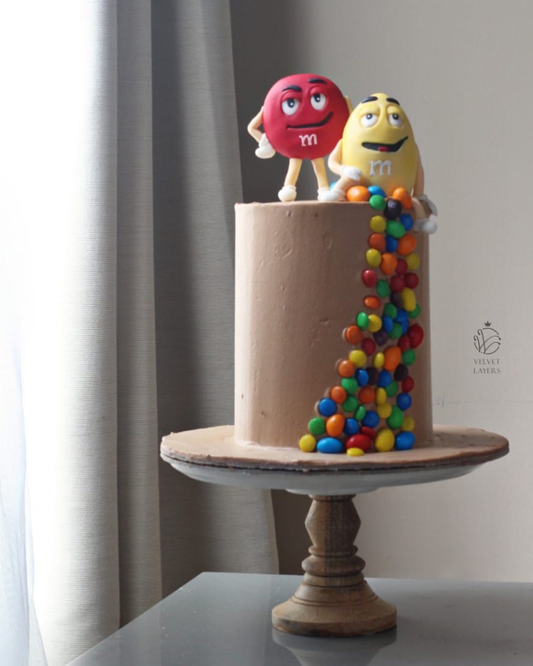 m&m's cake ❤️