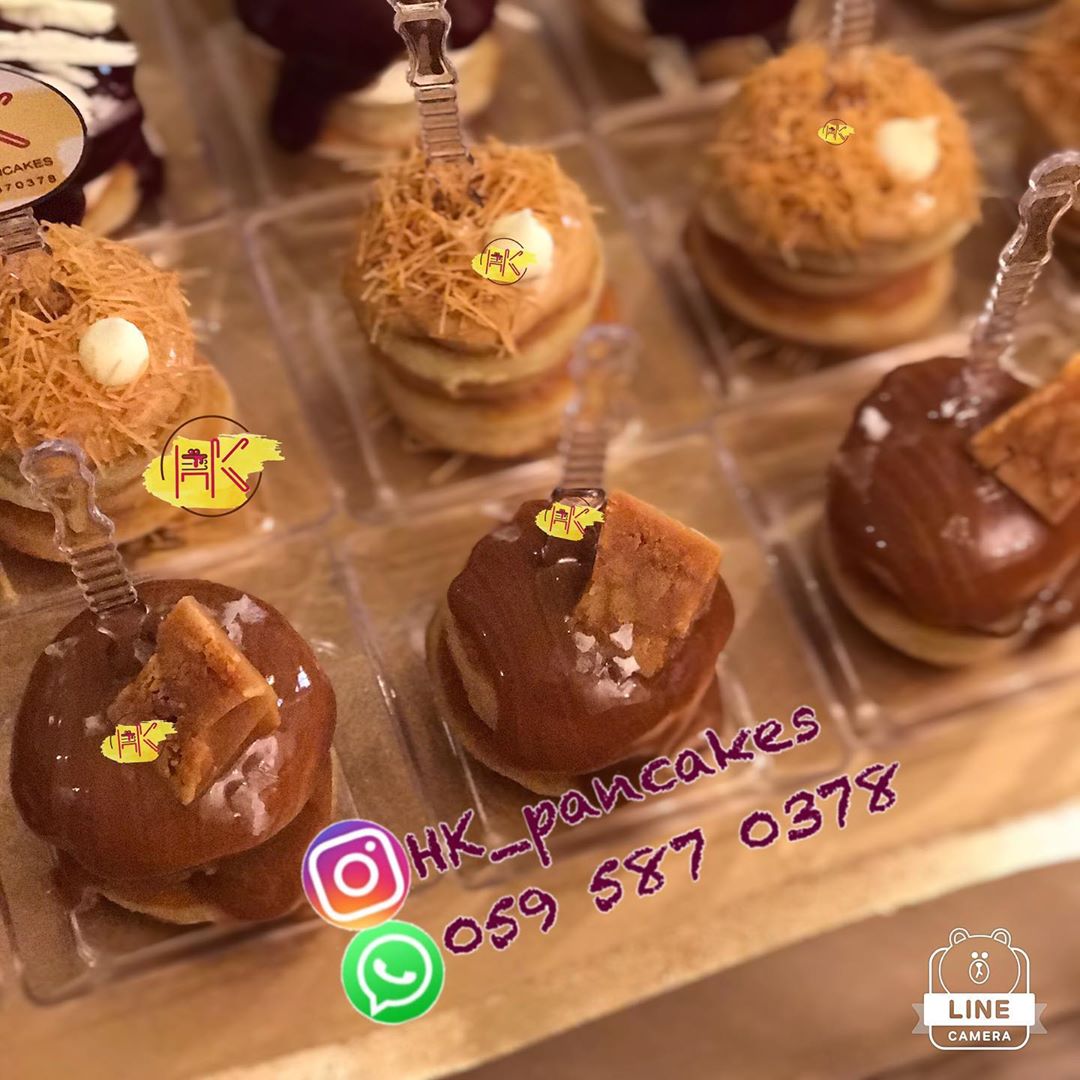 ‏‎#بانكيك #بان_كيك #اسر_منتجه #كندر #نوتيلا #لوتس #توزيعات_ميني #مناسبات #دعم #حفلات #ميني