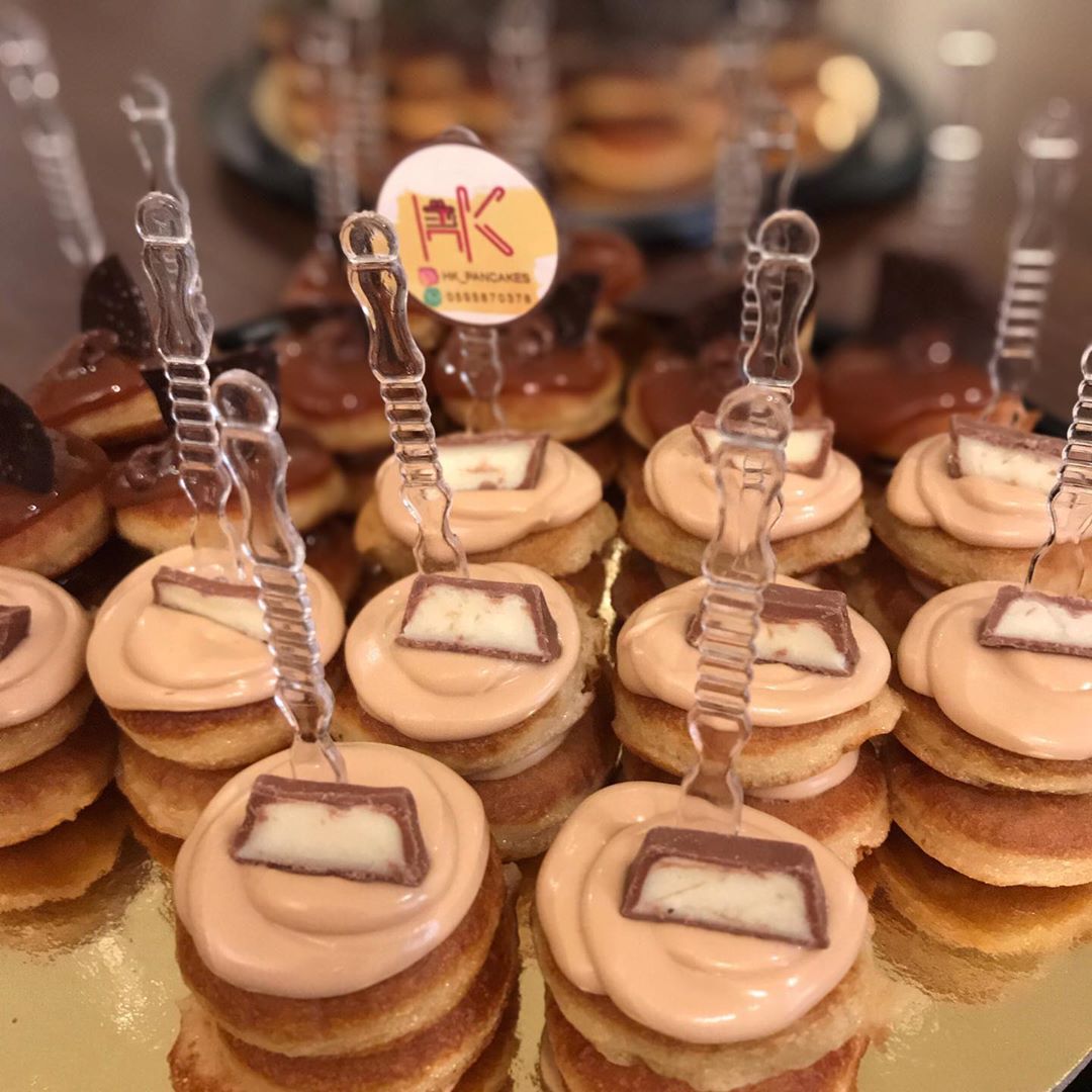 ‏‎#بانكيك #بان_كيك #اسر_منتجه #كندر #نوتيلا #لوتس #توزيعات_ميني #مناسبات #دعم #حفلات #ميني