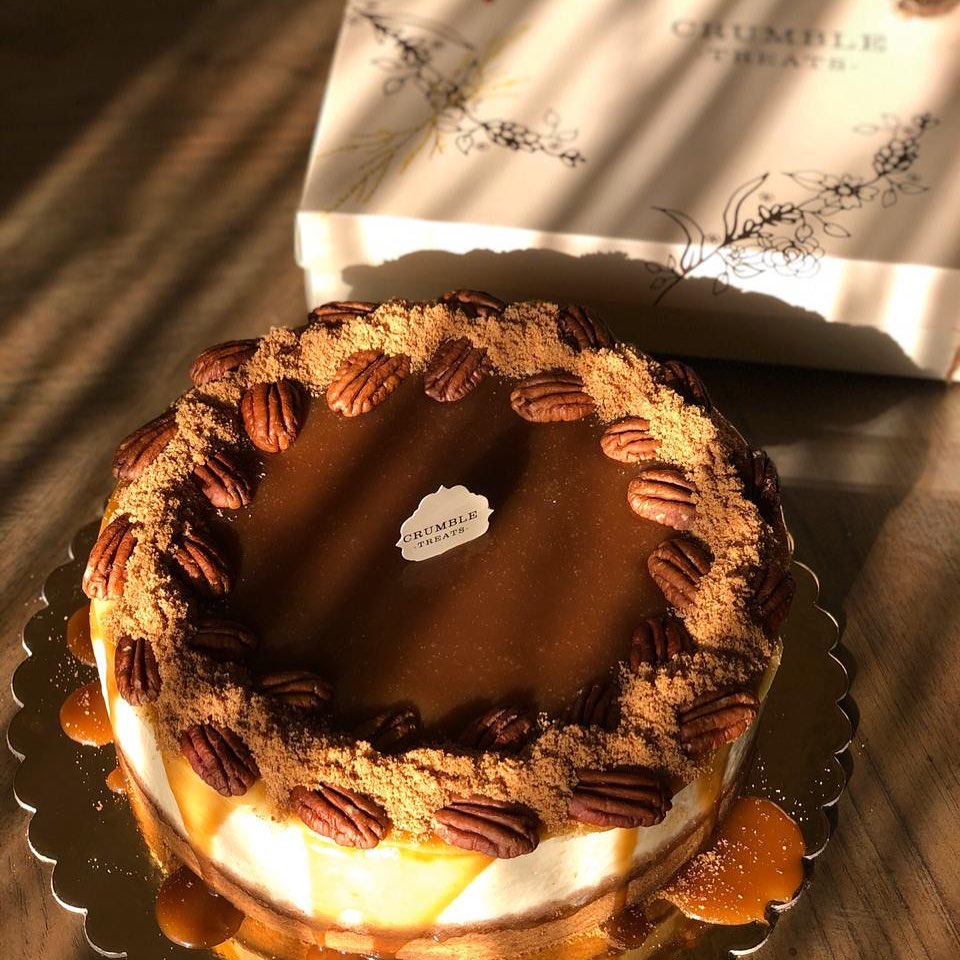 Pecan pie cheesecake the best choice for Fridays