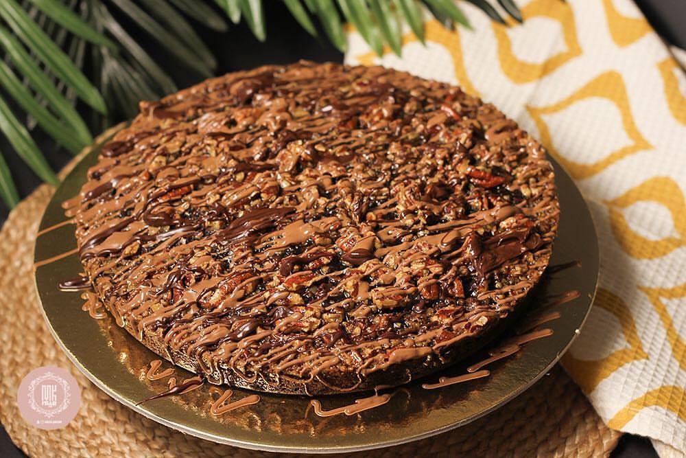 Pecan brownies.