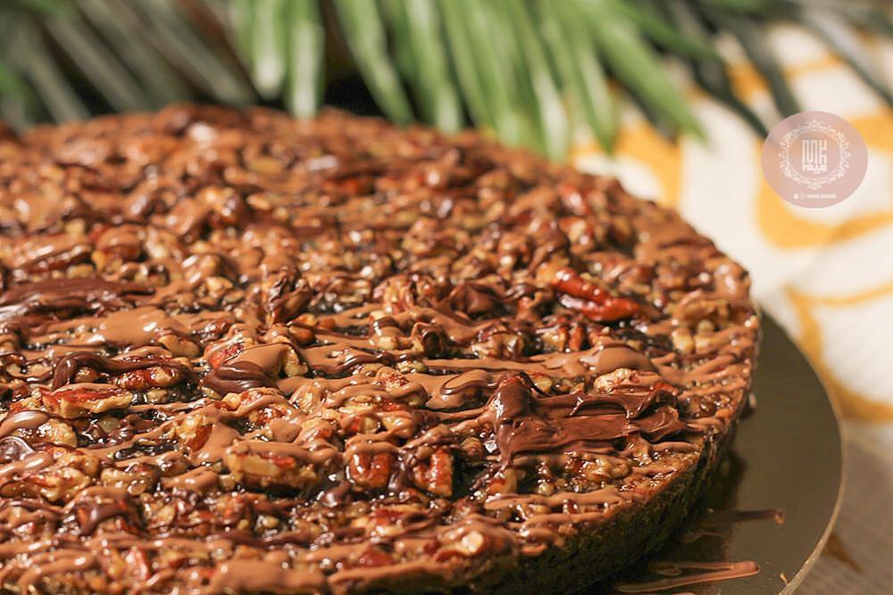 Pecan brownies.