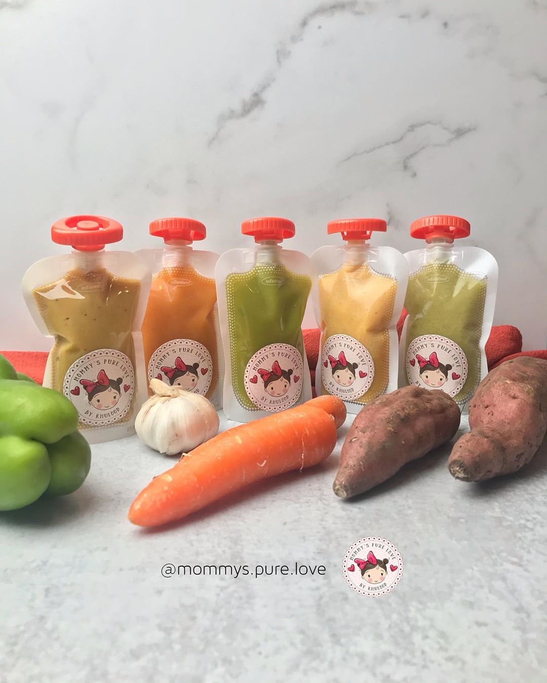 وجبات صحية للأطفال ، خاليه من المواد الحافظه من عمر ال 6 شهور وأعلى خضار وفواكه طبيعية طاز