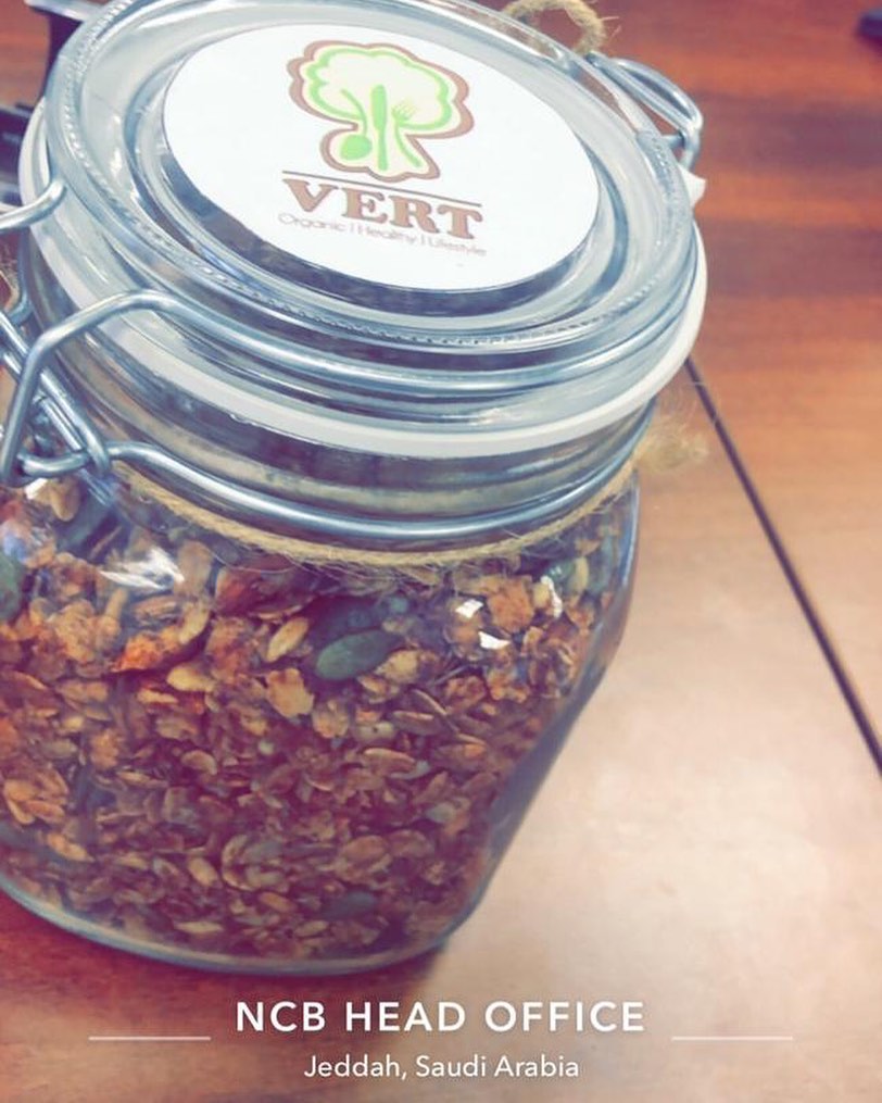 Thank you for sharing with us #granola #healthylifestyle #healthyfood #organic #jeddah #su