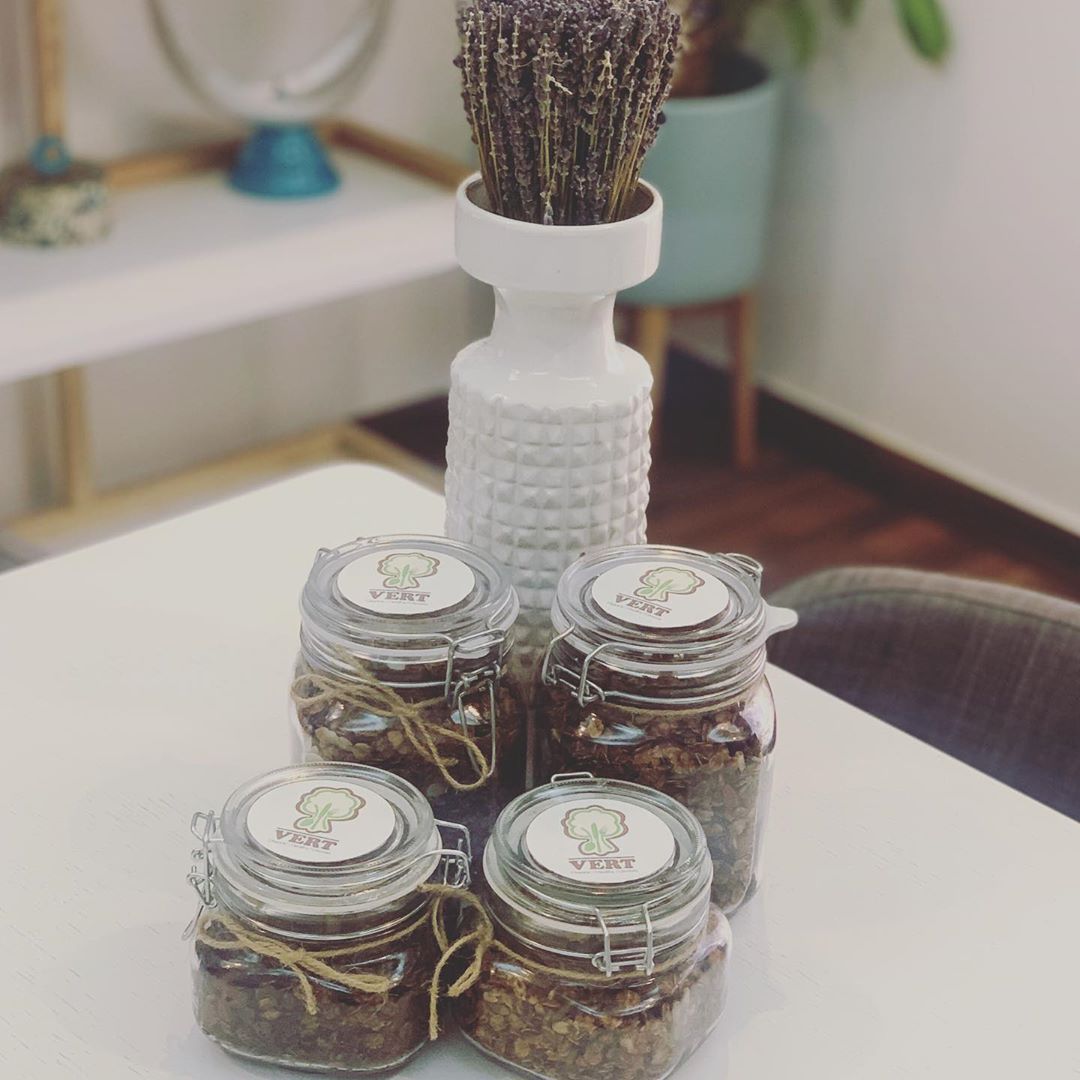 Ready to go #granola #flaxseed #organic #sugarfree #jeddah #vertshop