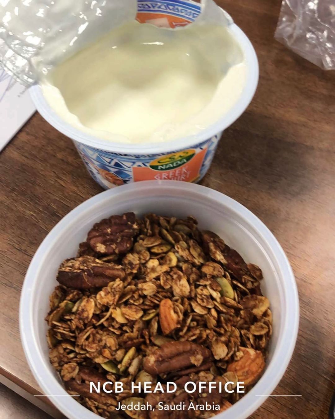 بالعافية Thank you for sharing with us granola #healthyfood #healthylifestyle #healthyeati