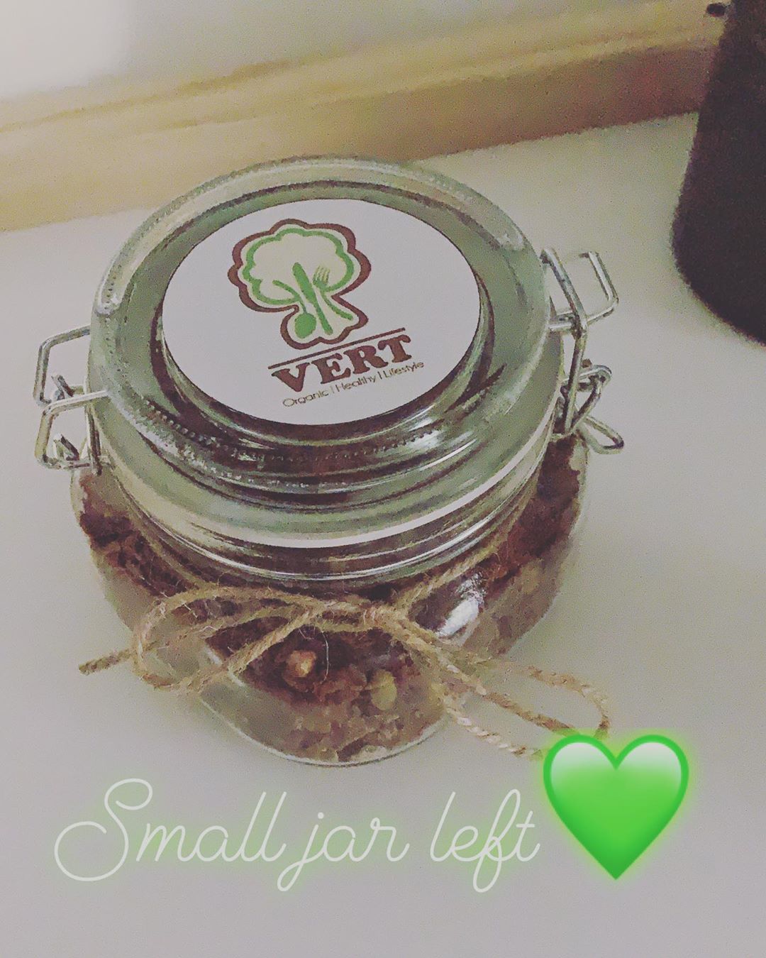 Good morning ☀️☀️ Small jar left#granola #healthyfood #healthylifestyle #healthybreakfast