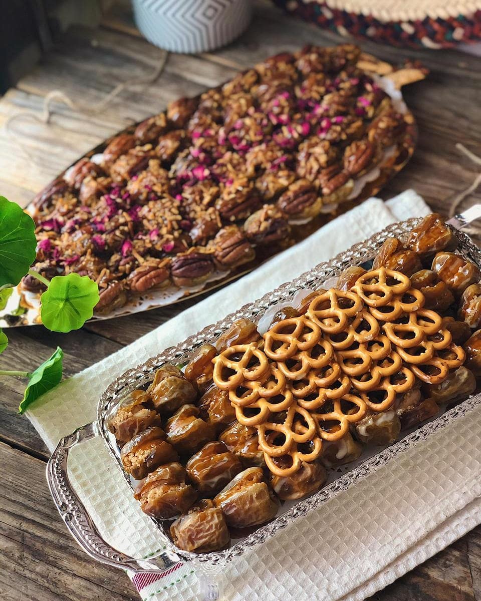 كمية محدودة من صواني التمر جاهزة للعيد حلى#جمعه#عيد#رمضان#فطور#تمر#تمريه#الدمام#الخبر#الظه