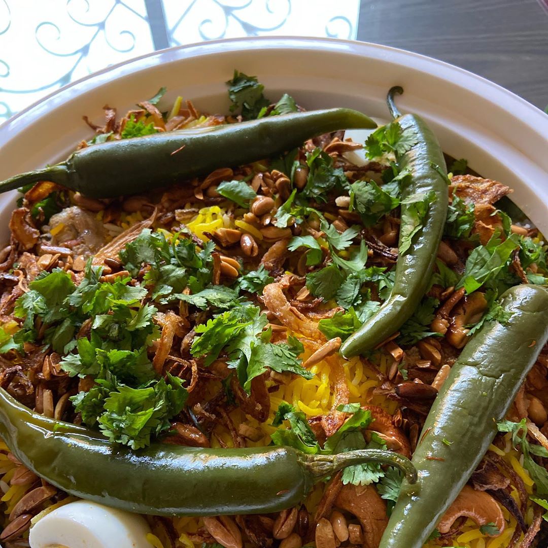 طلبية زبونتنا الغاليه رز برياني عليهم بألف عافيه ❤️