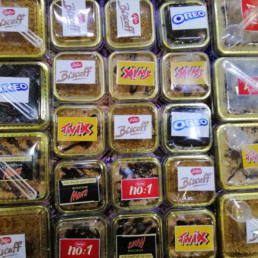 طلبية مشكلات شيز كيك احجام صغير وسط كبير ب 100000 عافية للطلب #كوكتيل #قهوة_المساء #حلاوة