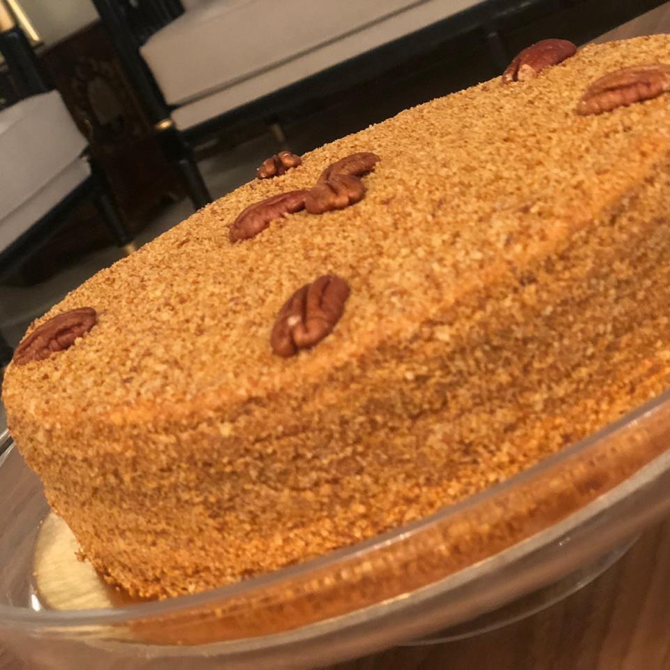 طبقات السعاده الذ كيكه عسل اطلبوها لضيافه فاخره ❤️❤️