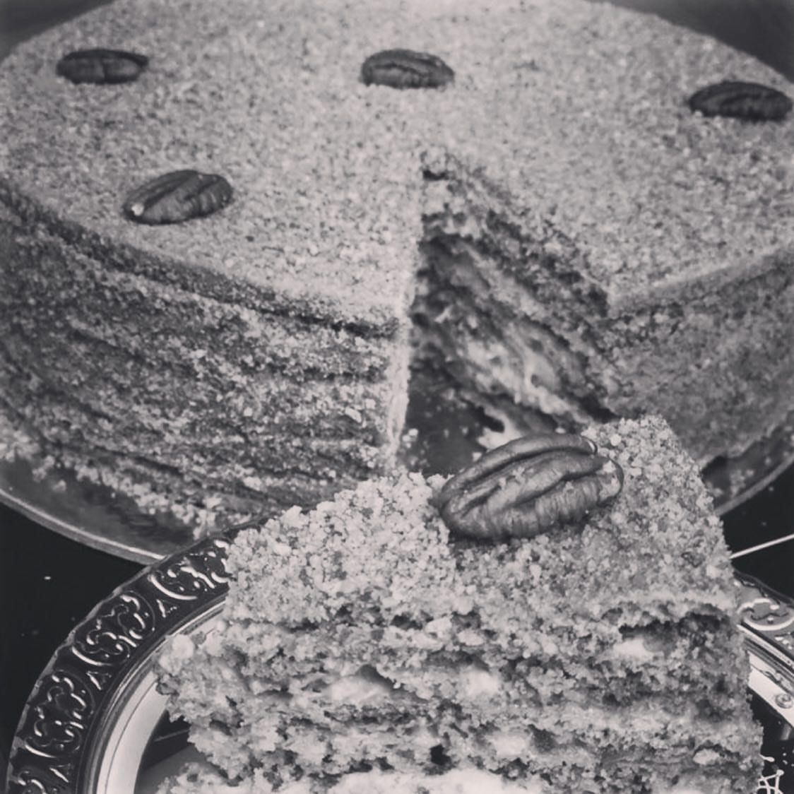 #كيكه_العسل #كيكات #حلى #حلويات #تقديمات_ضيافه #جمعات