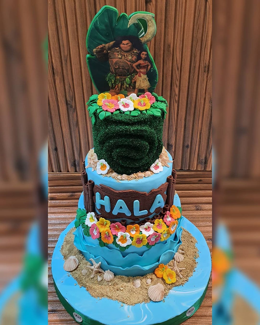 طلبية كيكة ثيم موانا . .نهتم بأدق التفاصيل. . Heart of Tafiti . .. . MOANA BIRTHDAY CAKE .