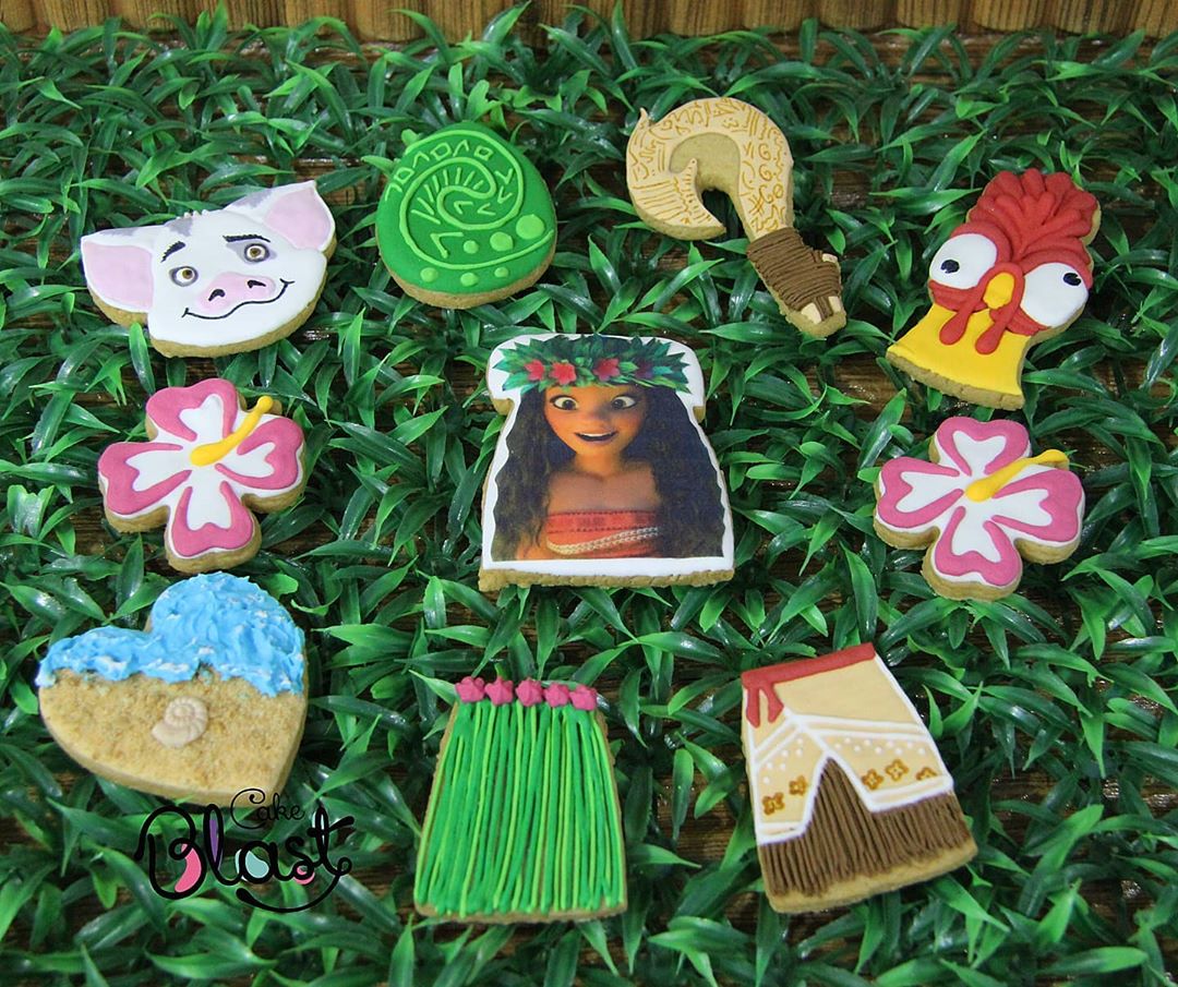 طلبية كوكيز ثيم موانا . .ألف عافية على أصحابها . .. . MOANA Cookies .. . . Every thing is