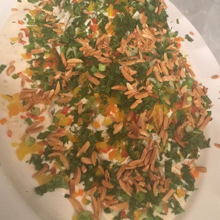 سلطة الزهره المشويه
