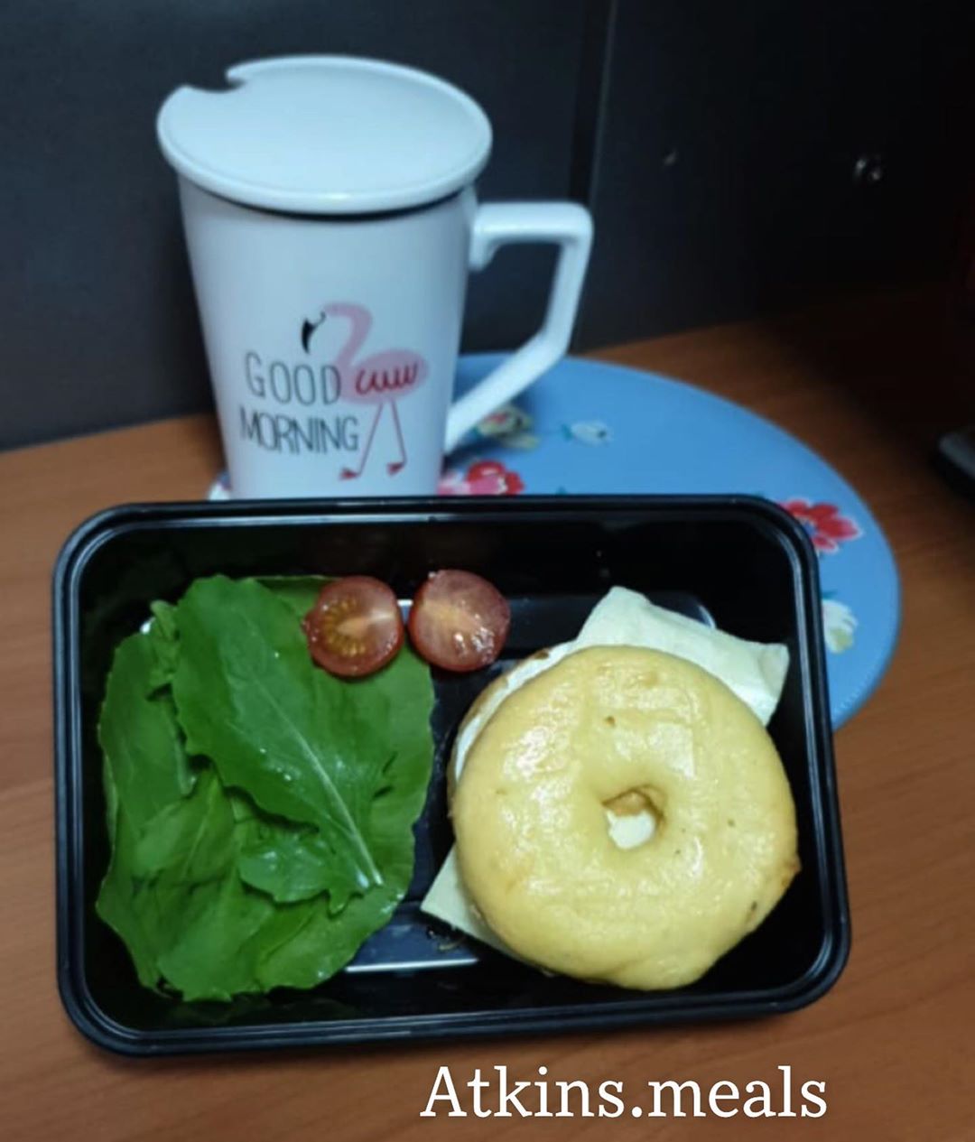 Good morning ☀️ ❤️ - bagels with cheese- ‎#وجبات #صحي #اتكنز #اتكنز_دايت #جدة #اشتراكات_شه