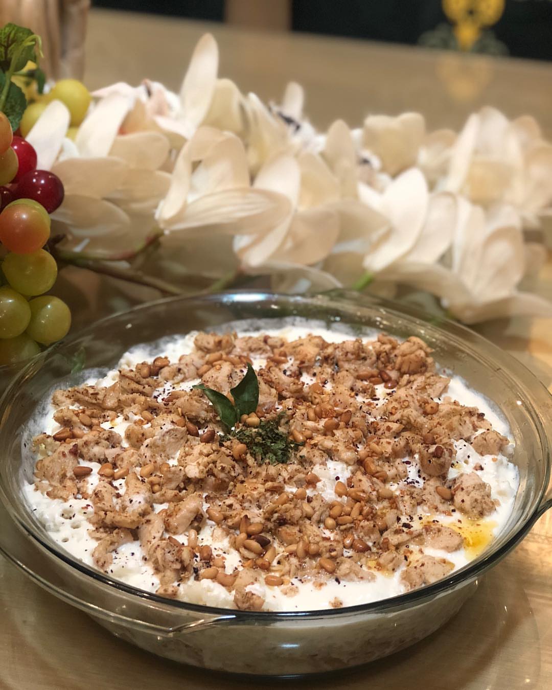 فتة رز بالدجاج✨ #كم نوع فتة للآن #riyadhfood
