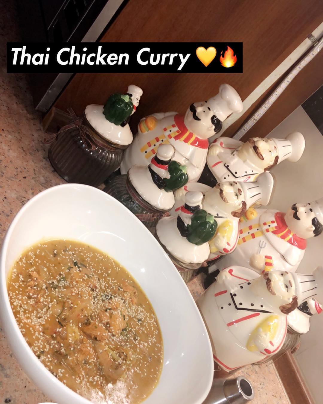 دجاج تايلندي بالكاري و جوز الهند ✨ #riyadhfood #riyadhfoodies