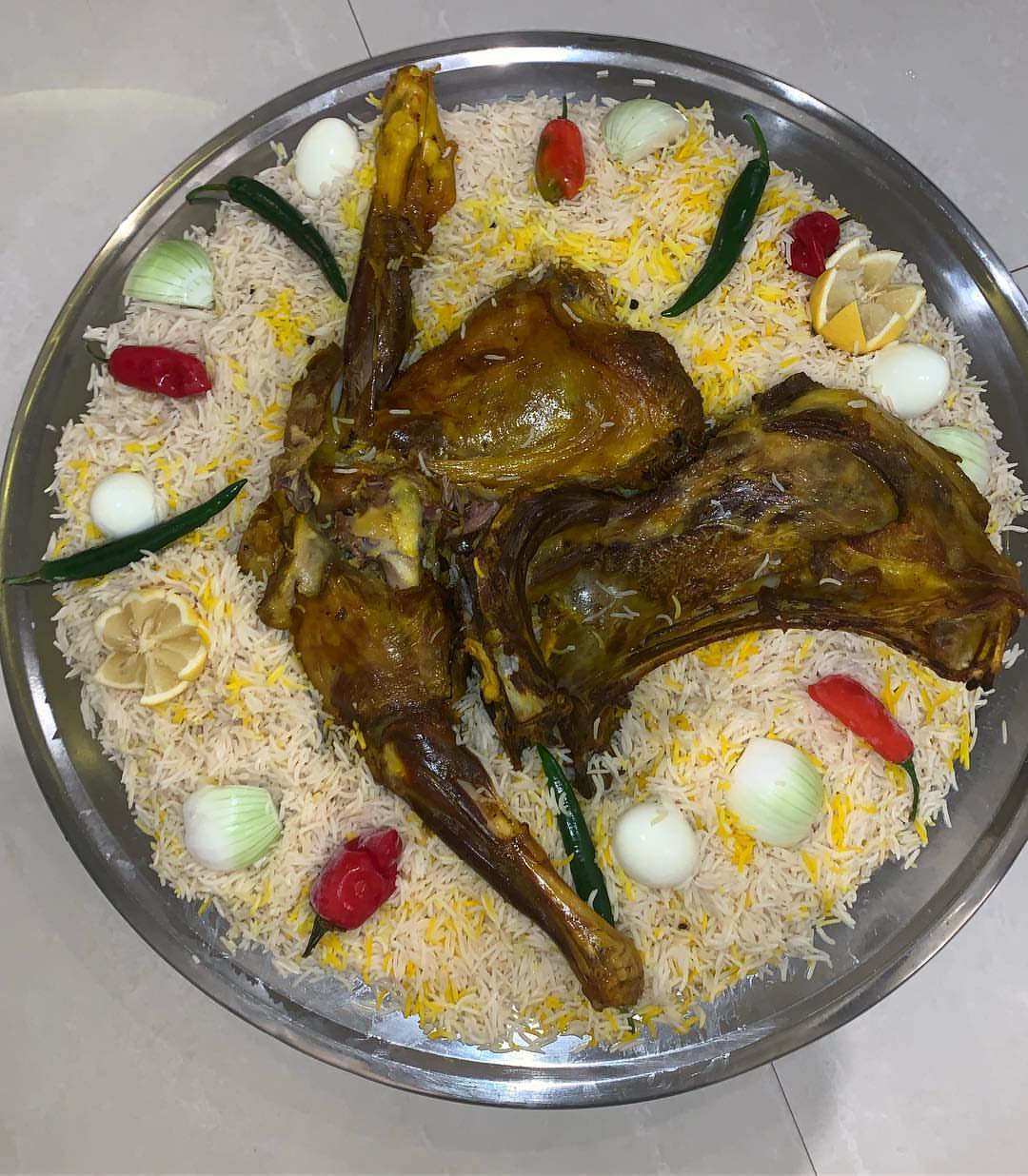 نص ذبيحه مندي #kfood6 ماشاء الله