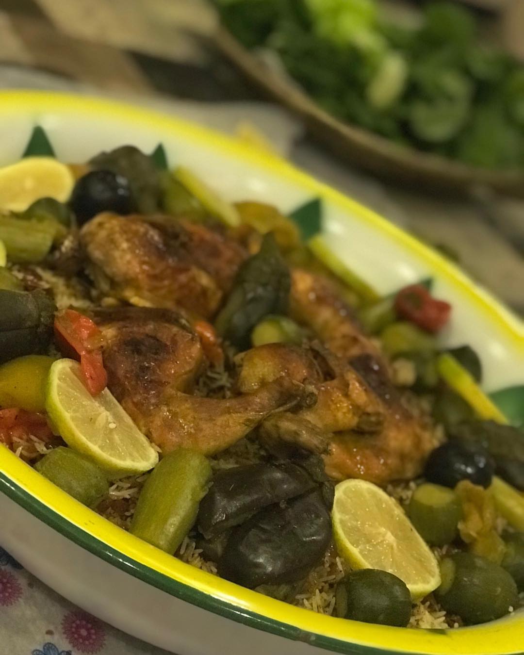 طلبية رز وقرصان على دجاج