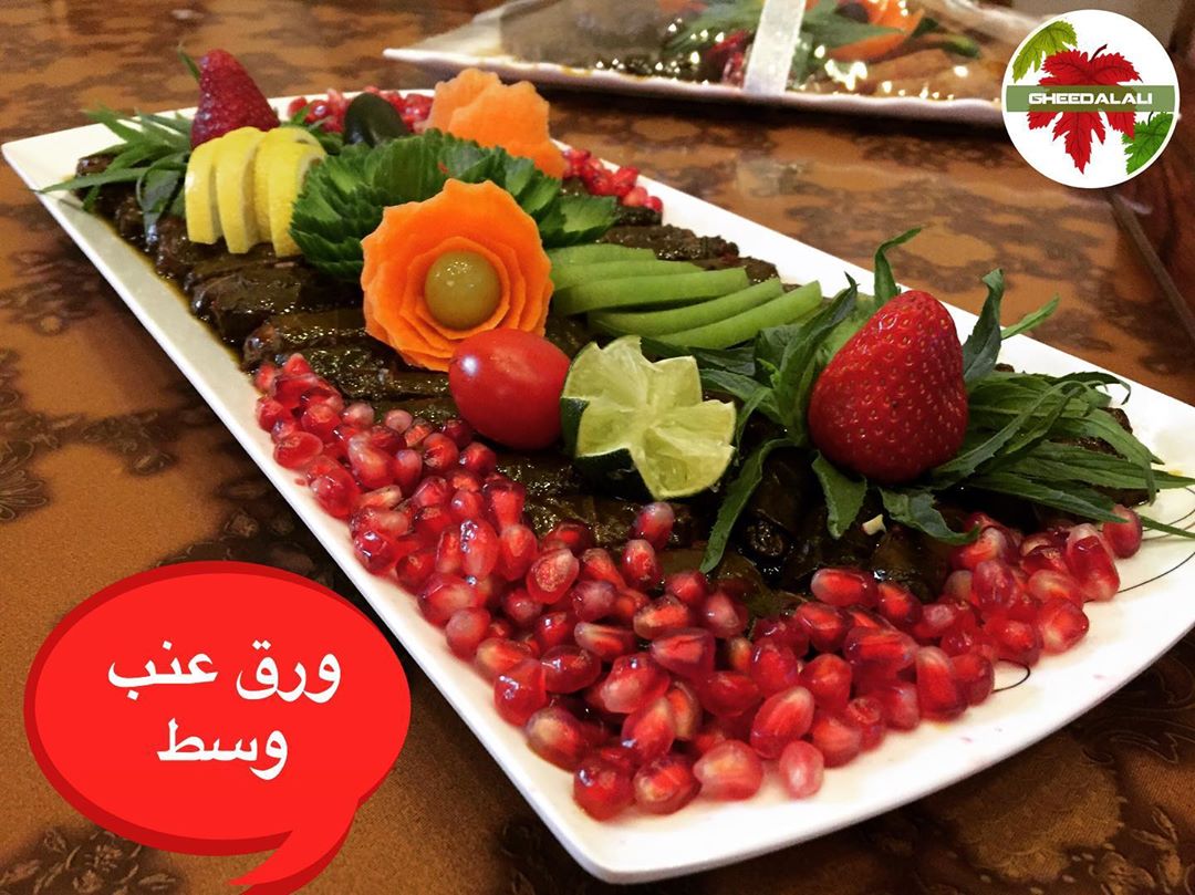 مساء المحبة - ورق عنب صحن وسط #ورق_عنب #مناسبات #غيد_العلي