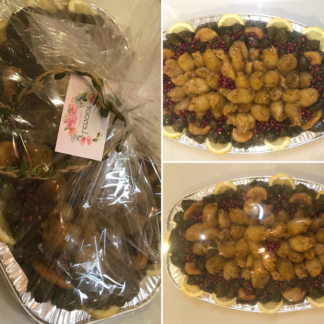 عيدكم مبارك #صواني العيد #ورق عنب