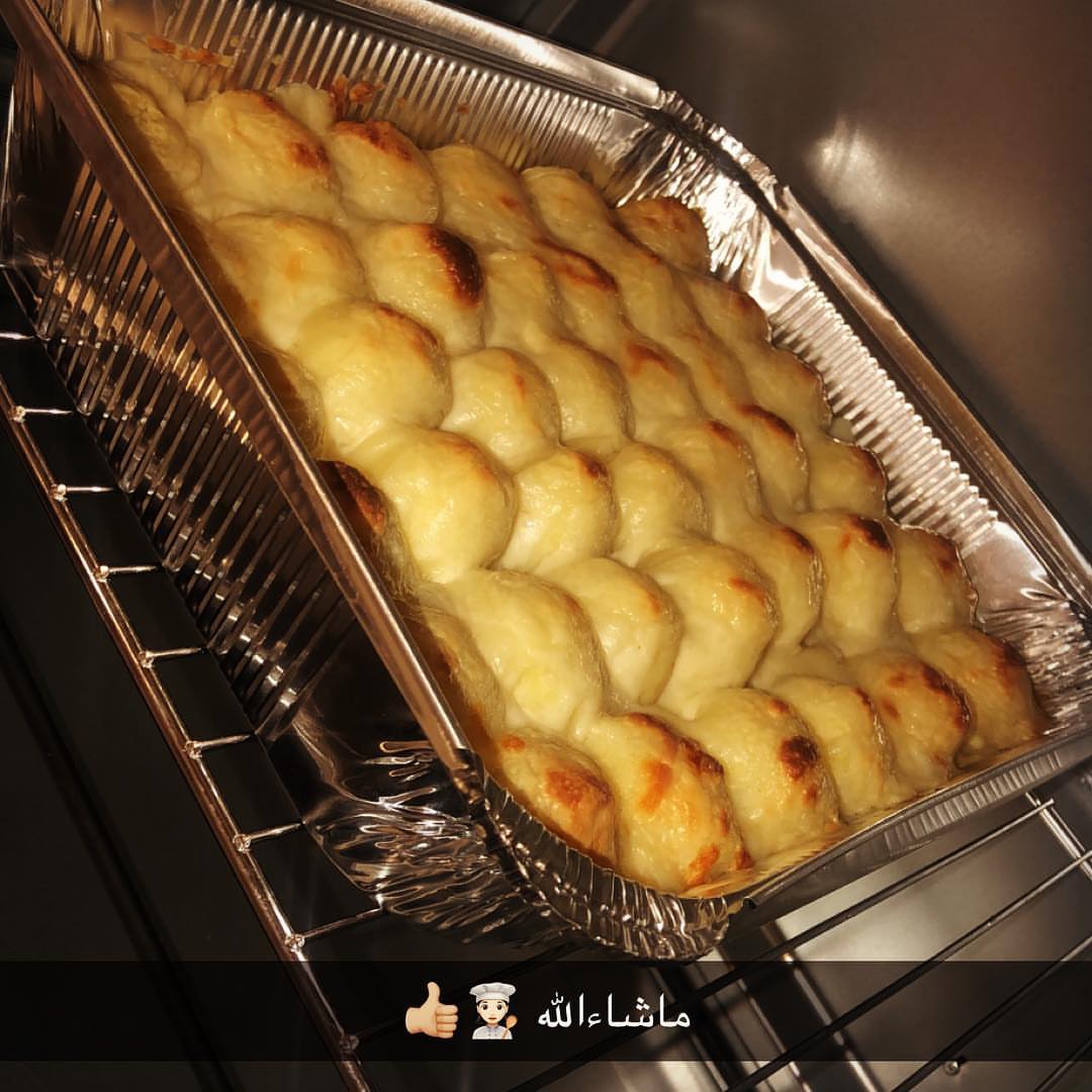 طلبية كرات البطاطس بالمشروم و الباشميل مع الموزريلا‍ #فتوش #كرات_البطاطس #بوفيهات_vip #بوف