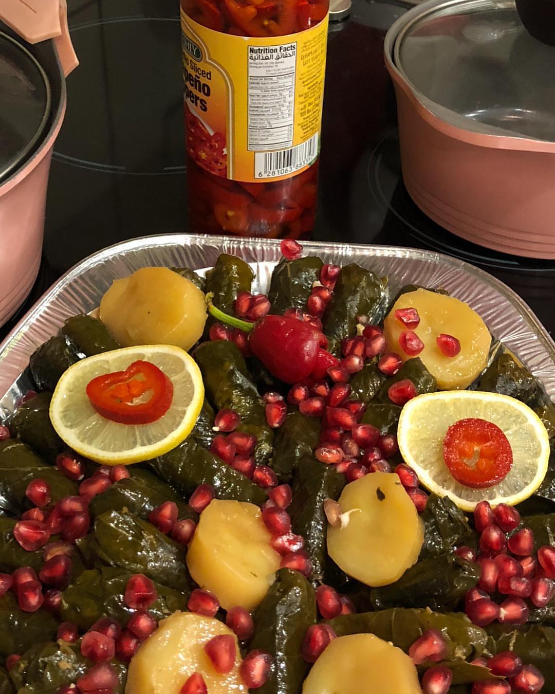 حار وناطع #طباخات_الرياض #ورق_عنب #هلابينو
