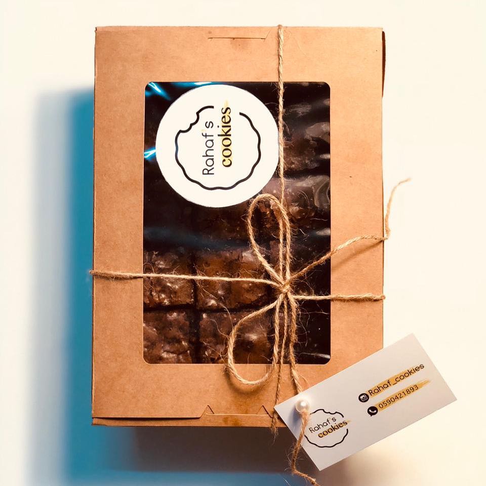من طلبات اليوم صحه وهنا ع قلوبهم♥️♥️ #براونيز#كوكيز#ريد_ڤيلڤت#delicious#chocolate#كرنكل_كو