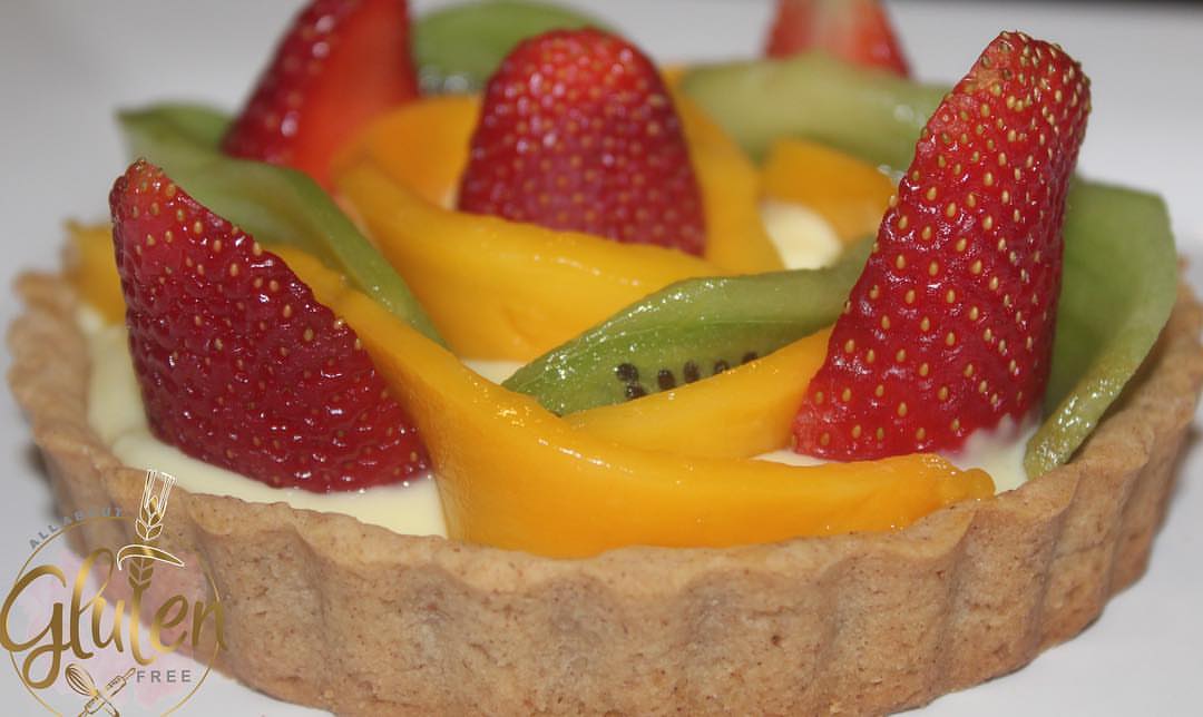 Gluten free fresh fruit tart تارت الفواكه خالي من الجلوتين #سيلياك #سيلياكية #خالية_من_الج
