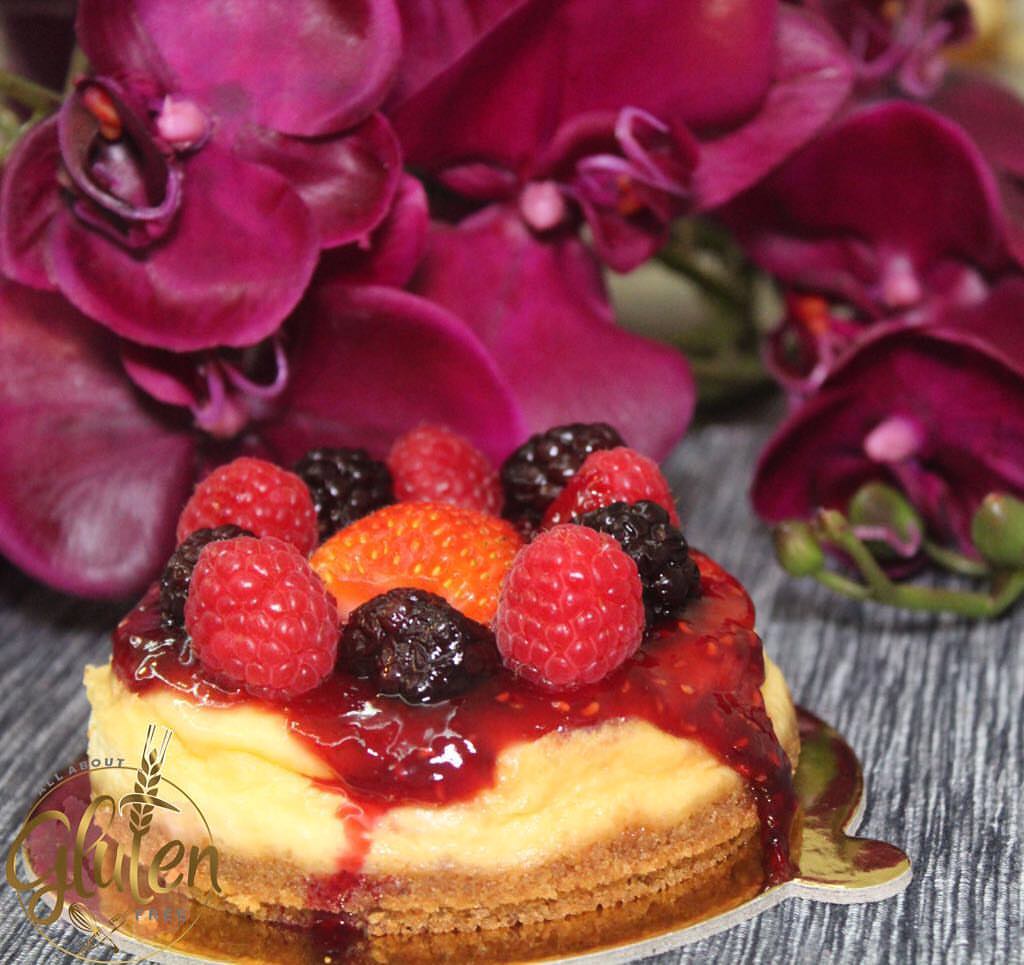 تشيزكيك التوت خالي من الجلوتين Gluten free berries cheesecake #سيلياك #حساسيةالقمح #خالي_م