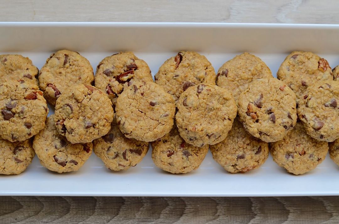 #كوكيز_شوفان #شوكولاته#لذيذ#مفيد#صحي#حفلات#فطور#oatcookies #yummy#party#chocolate #healthy