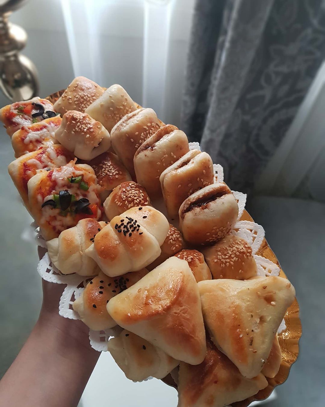 فطاير مشكلة لذيذه و هشه __________________ #فطاير_مشكله #ورق_عنب #ميني_برجر #مفرزنات #مسخن