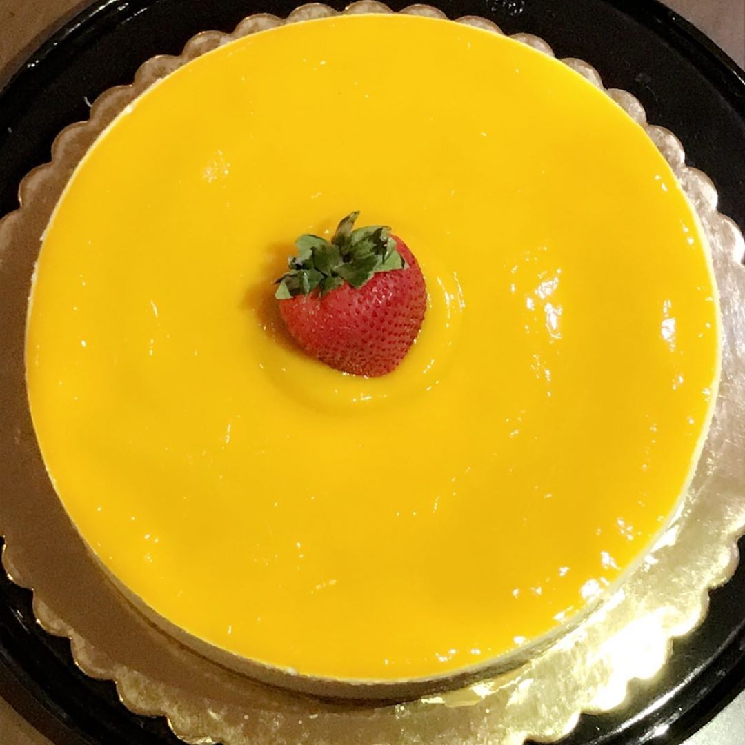 تشيز كيك فاكهة المانجو اللذيذة #mango #fruit #cheesecake