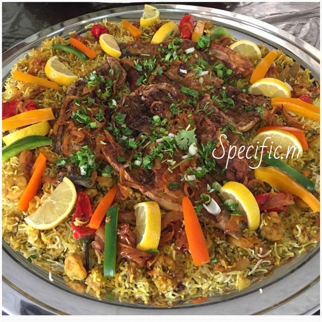 رز بالسمك والروبيان ✨ . . . للطلب والتواصل : #طلبات #مناسبات #ضيافه #بوفيهات #رز #سمك #رو