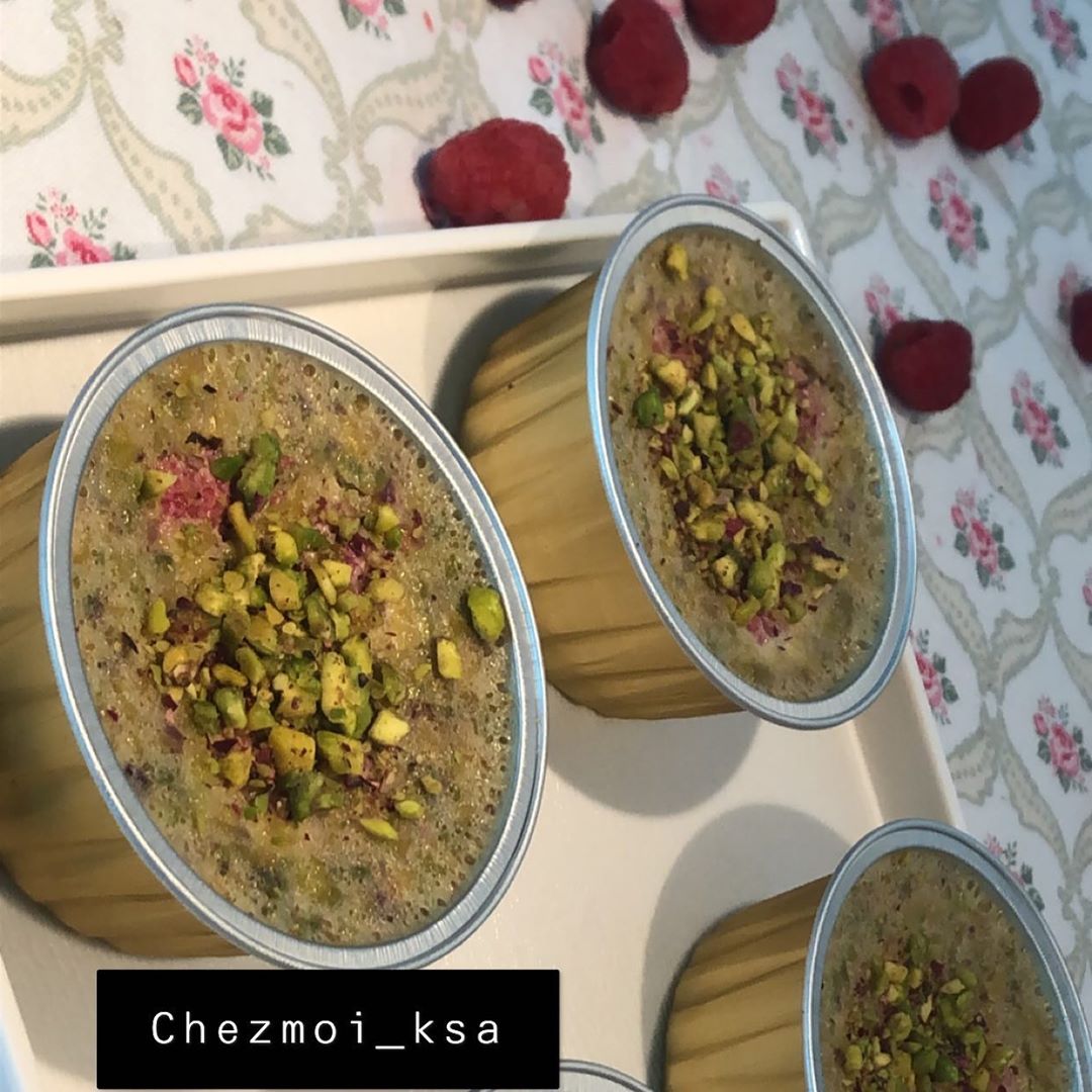 #crème_pistache#pistachio#crème_brûlé#puding#jeddah#makkah#كريم_بروليه#كريمه_فستق#بودينج#ج