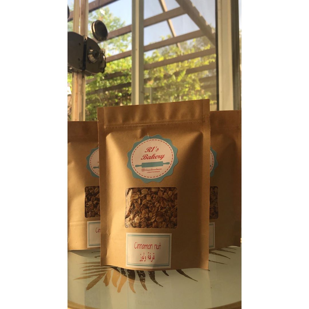 Cinnamon and nuts قوفة و لوز #granola #saudiarabia