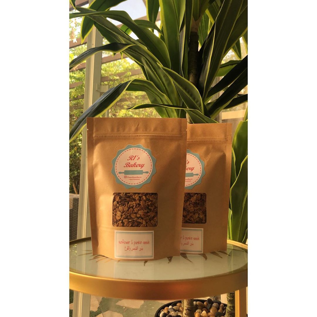 Our new size for the granola حجمنا الجديد من القرنولا. #granola #healthyfood #saudiarabia