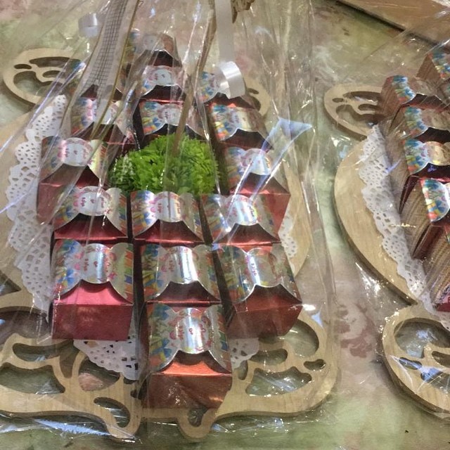 توزيعات العيد باحجام واشكال منوعه