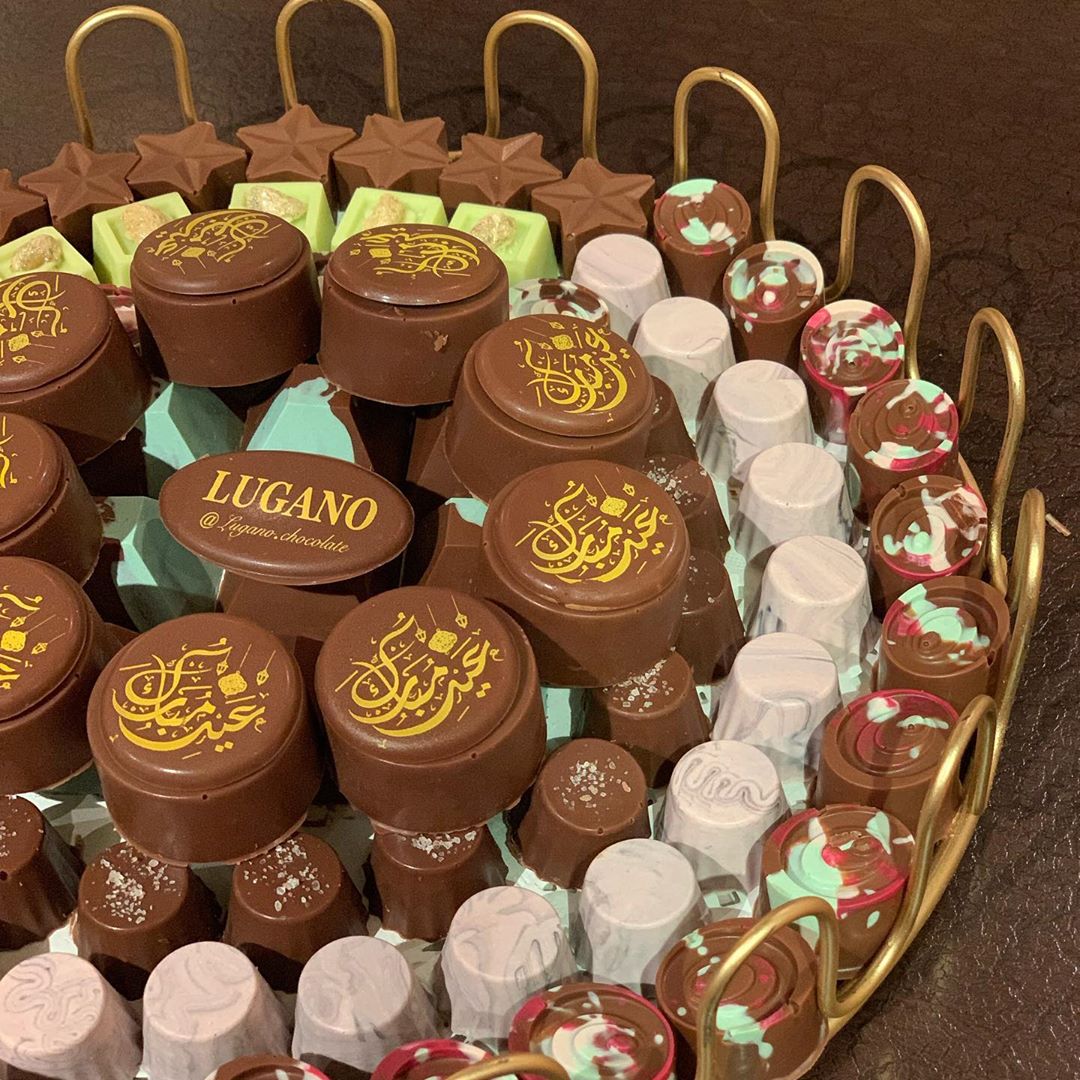 من تشكلية العيد السعر: 277 ريال #صياني #صياني_شوكولاتة #صياني_تشوكليت #صواني #شكولاتة #الر