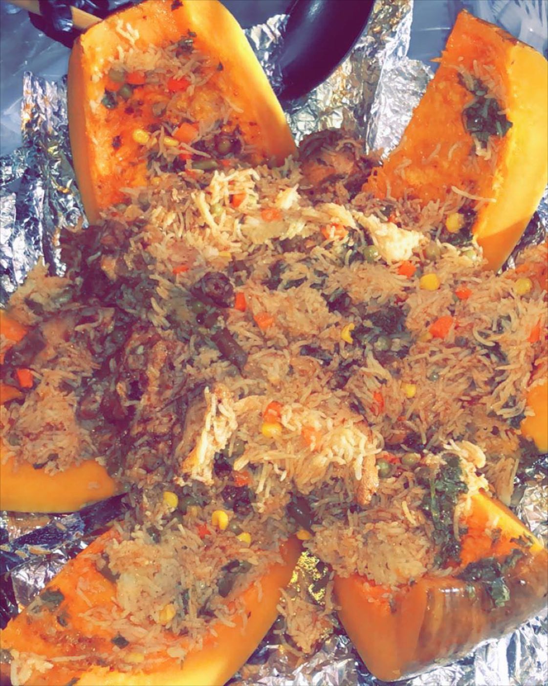 كبسة القرع #جديد_الجوري ابهري فيها ضيوفك #فطور_رمضان #مخيمات_المزاحميه #طلبية_زبونه #طلبيه