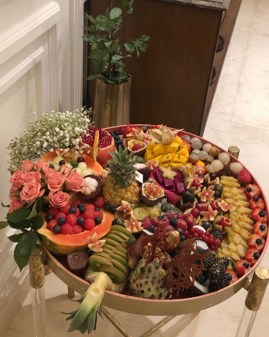 صينية قولدن فروتس للمناسبات ✨