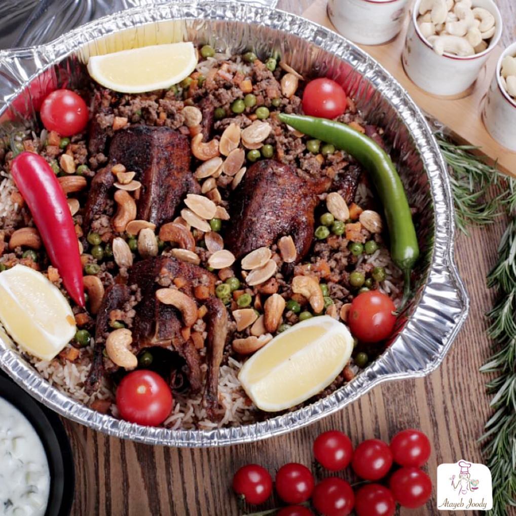 طبق الحمام لذيذ لذاذه .. محبين الحمام لايفوتكم حمام فرنسي من المزرعه الكم شغل مرتب