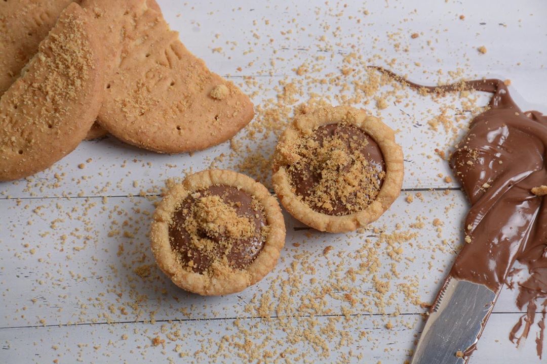 Nutella cookie cup