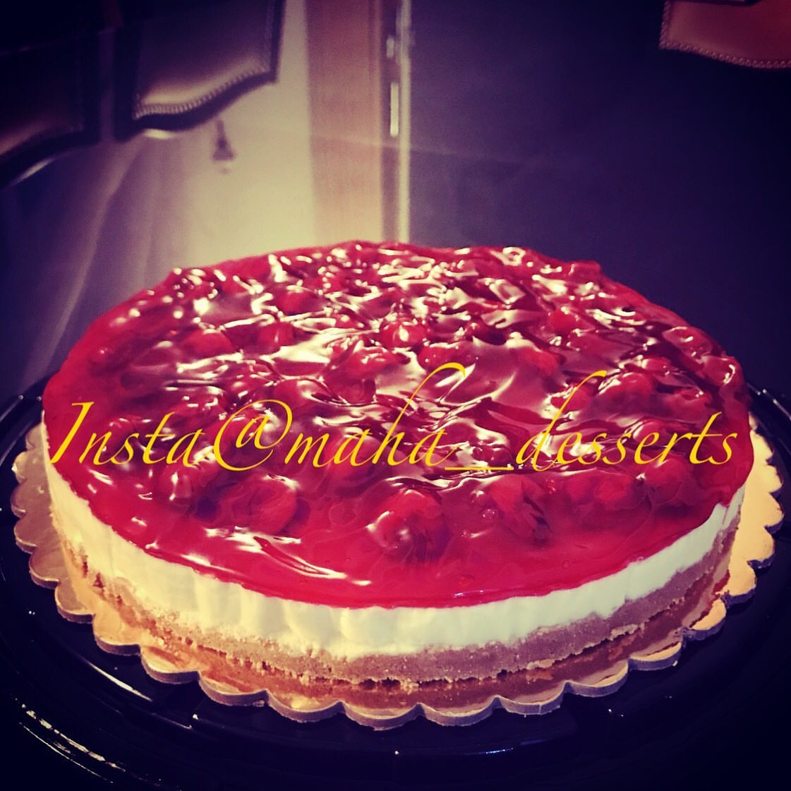 تشيزكيك التوت❤️#cheesecake #تشيزكيك #تشيز_كيك_بارد