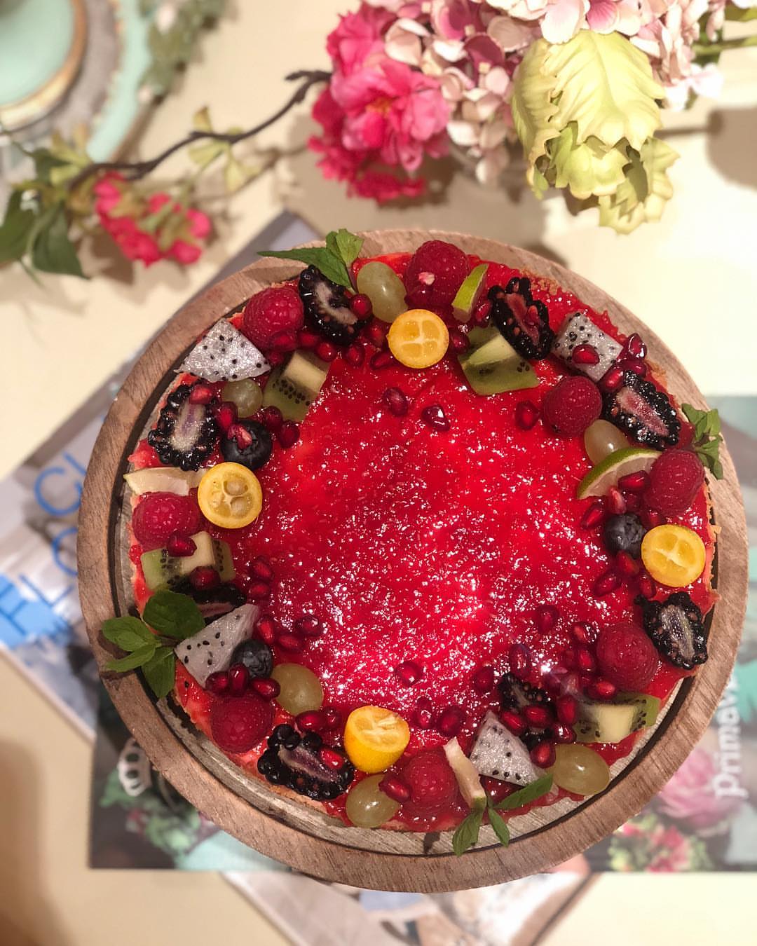 Raspberry cheesecake