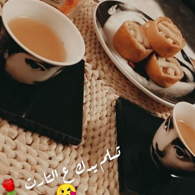 تصوير عميلتنا الغاليه عساه بالعافية #تارت #تارت_التمر #تارت_تفاح #فطيرة_تفاح #حلى #حلى_قهو