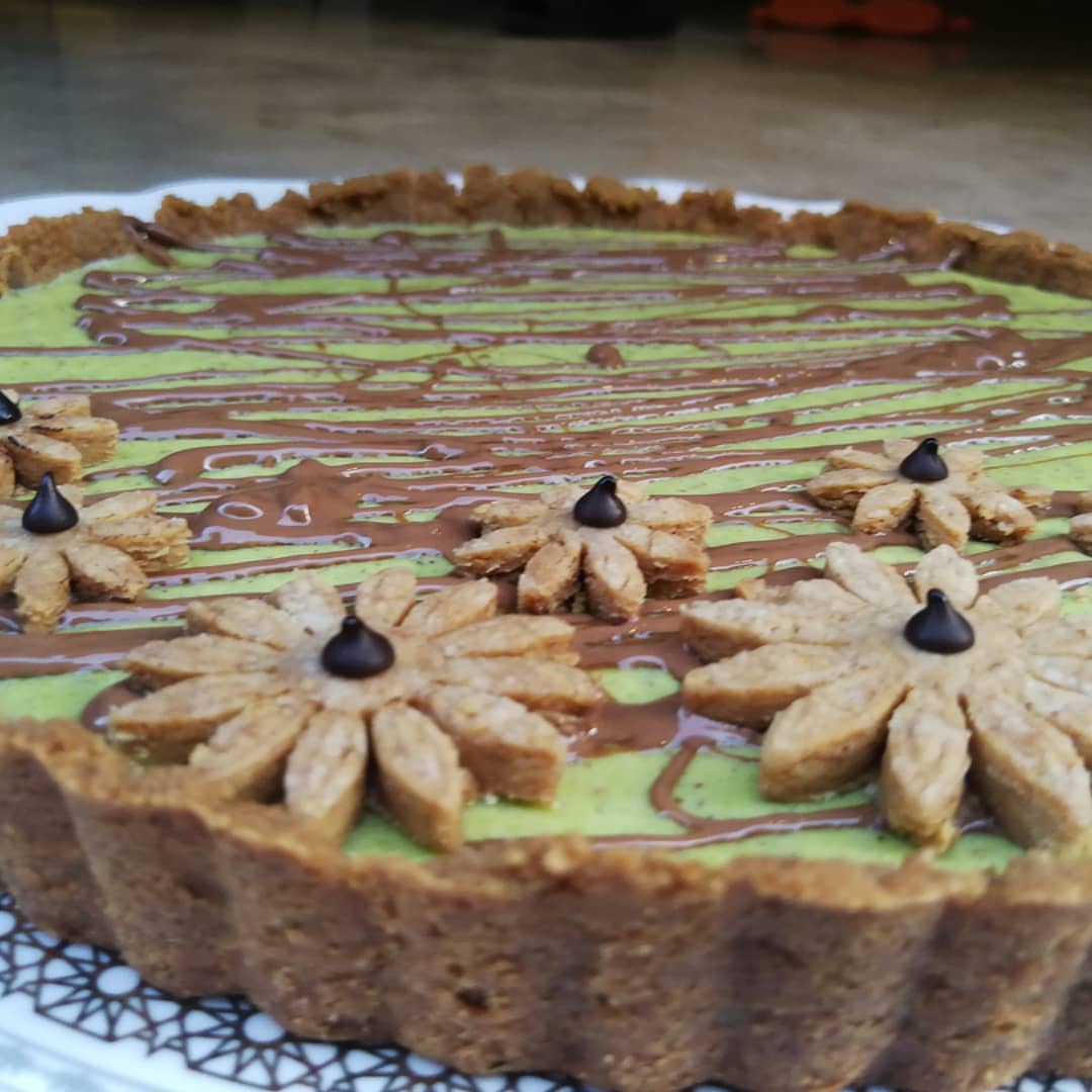 تارت الفستق اللذيذ بالشوفان #تارت #تارت_تفاح #تارت_كوكيز #تارت_فستق #بيستاشيو #pistachio