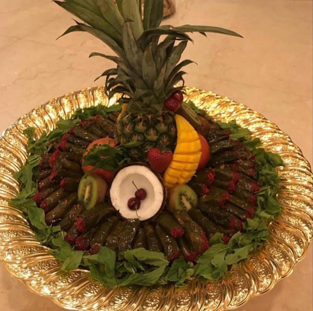 طلبيه..عليكم بالعافيه #ورق_عنب (بالفواكه)